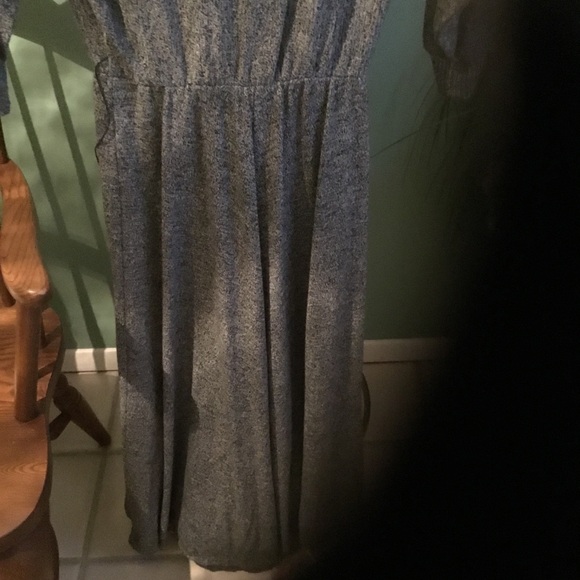 Ladies Vintage Heather Grey Knit Maxi Dress by Dawn Joy - Sz 3 - EUC - Picture 5 of 8